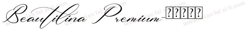 Beautilina Premium字体转换